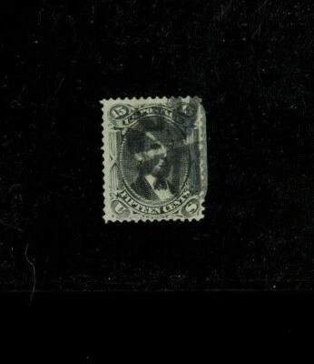 US #98 "F" Grill F-VF Used with Fancy Cancel. Tear at Right. Cat.275.00 - Image 1 of 2