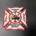 Vintage Used Obsolete Fire Department Patch Chippewa