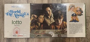 VINTAGE! NEW & SEALED! 1970 Edu-Game The World About Us Lotto LEARNING EDU Cards - Picture 1 of 6