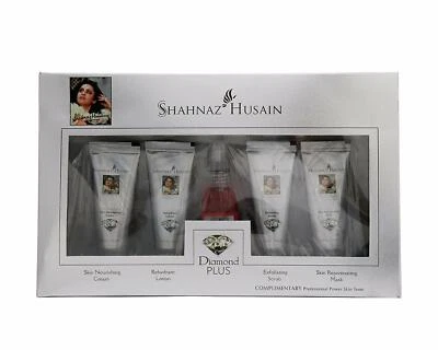 Набор для лица Shahnaz Husain Diamond Skin Revival 40 г (10 г x 4) + 15 мл тоник для кожи - Изображение 1 из 2