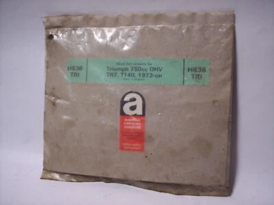 JUEGO DE JUNTAS DE CULATA DE MOTOR TRIUMPH 750 1973 - EN BONNEVILLE TR7 Foto 1 de 4