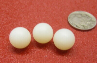 Nylon 6/6 Natural Molded Balls, 1/2  (.500 ) Dia, 100 Pc • 33.37£