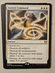 MTG l Austere Command (x4 Playset) | Rare | (NM) WOC #62 - Picture 1 of 1