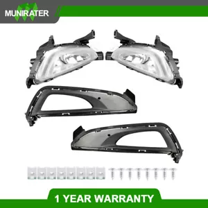 Driver+Passenger Side Bumper Clear Fog Light w/Cover For 16-18 Hyundai Tucson - Bild 1 von 11