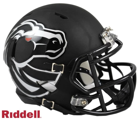 Boise State Broncos Matte Black Mini Speed Replica Helmet [NEW] Miniature Desk Cover