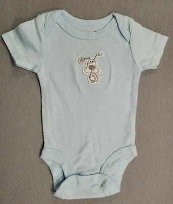 Baby Boy Clothes Babies R Us Newborn Blue Dog Bodysuit - Image 1 of 2