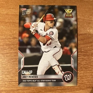 Joey Meneses - Call-up 2022 MLB TOPPS NOW Rookie Cup Team Set RC-2 On Hand - Picture 1 of 2