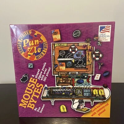 Mouse Bytes by Don Stewart 350 Pieces Puzzle Sealed - Image 1 of 3