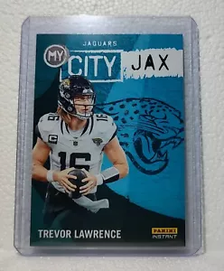 Carta Calcio Trevor Lawrence 2023 Panini NFL #11 My City Jaguars 1/344 - Foto 1 di 2