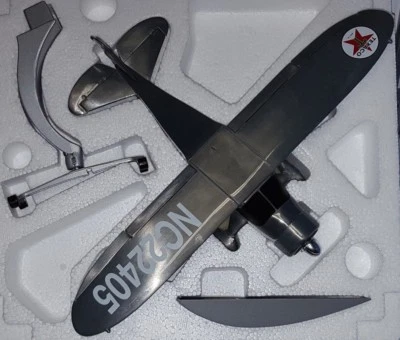 1/38 ERTL ALAS DE TEXACO SERIE #15 1939 HOWARD DGA-15 METAL CEPILLADO ESPECIAL Foto 1 de 3