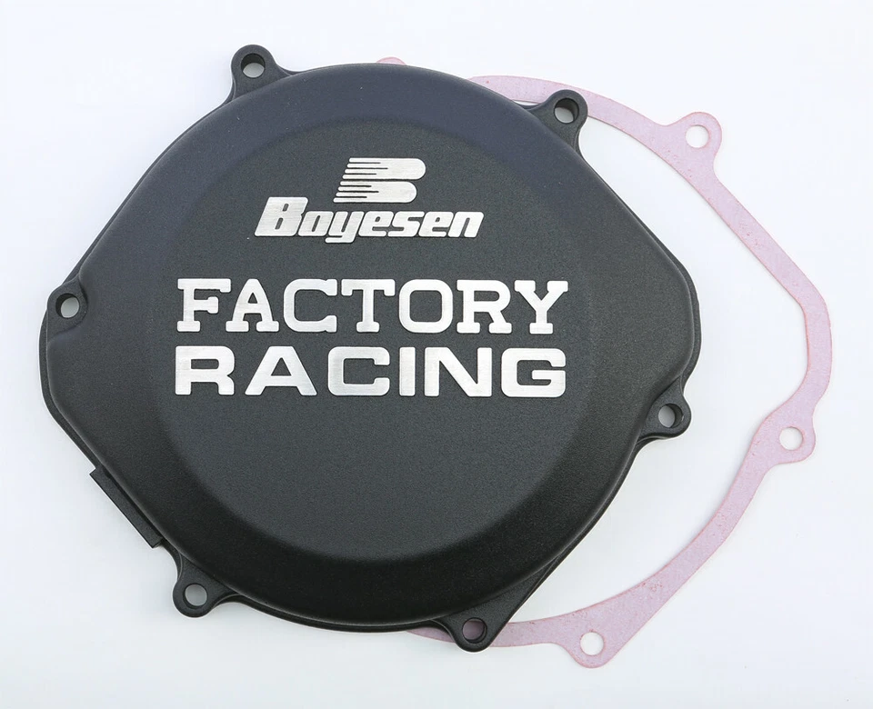 Cubierta de embrague Boyesen NEGRA Factory Racing 1987-2001 Honda CR250R y CR500R CC-02B Foto 1 de 1