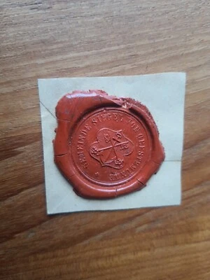 Wachssiegel  Siegel ca 3 cm Gemeinde Siegel Geestemünde - Bild 1 von 3