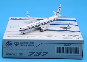 JC Wings 1:400 State of Kuwait Boeing B737-900ER Druckgussflugzeug Modell 9K-GCC - Bild 1 von 13