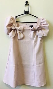 SISTER JAYNE Bridesmaid Short Sleeve, Mini Dress With Bow Detail. Size Small - Bild 1 von 7