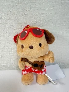 Pochacco Sunburned Plush Doll Keychain Hawaii Exclusive Sanrio Official 10㎝... - Picture 1 of 4