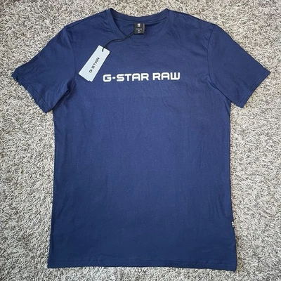 Camiseta G-Star RAW Slim Fit SSS Sartho Azul Para Hombre Talla X-Grande XL NUEVA Foto 1 de 4