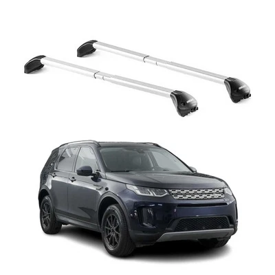 Barras transversales de techo para Land Rover Discovery Sport 2015-2025 aluminio gris plata 2x Foto 1 de 4