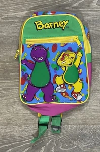De colección 1997 Lyons Group Pop Out Barney & Friends con BJ Niños Mochila Bolso para Niños - Imagen 1 de 7
