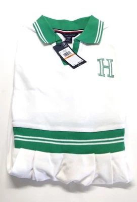 Vestido de malla manga corta Tommy Hilfiger para niñas. Talla 7 Foto 1 de 4