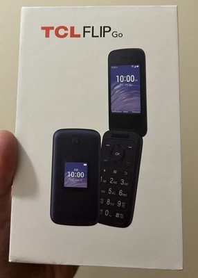 Locked to Metro - TCL Flip Go, 8GB, Blue - Prepaid Flip Phone (NEW/SEALED) - Image 1 of 4