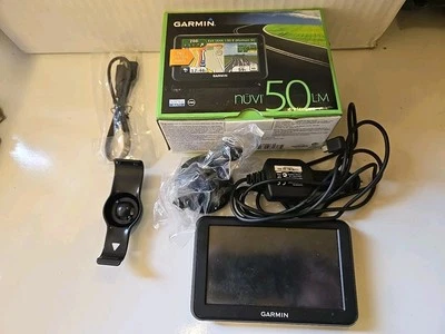 Garmin Nuvi 50LM GPS Car Navigator For Driving Navigation Black  - Image 1 of 3