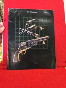 Folleto de catálogo de armas de fuego Colt 1977 de colección - Imagen 1 de 2