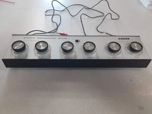 Sony Stereo Microphone Mixer Model MX-6S - Picture 1 of 12