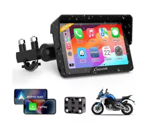 W502PRO for Motorcycle CarPlay& Android Auto& Dual Bluetooth - 5" Waterproof GPS - Foto 1 di 7