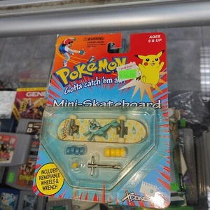 Pokemon Vaporin Mini Skateboard Toy Figure X Concepts 1999 Vintage Sealed - Picture 1 of 12