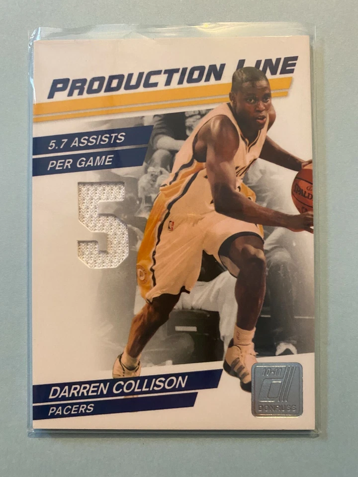 Camiseta deportiva Donruss Production Line A20.597 - 2010-11 #58 Darren Collison/199 Foto 1 de 1