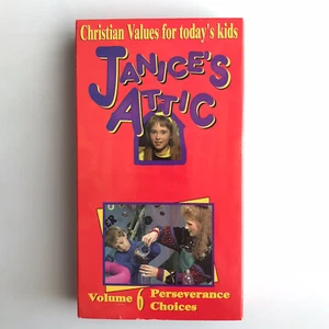 Janice's Attic VHS Volume 6 Perseverance Choices Christian Values For Kids - Imagen 1 de 3