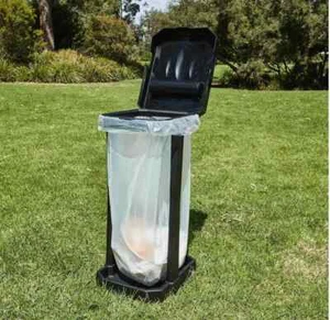 Collapsible Caravan Rubbish Bin rv Garbage Can Camper Trash Waste Basket 10x bag - Picture 1 of 8
