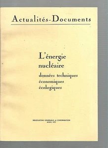 Kernenergie Ökologische Wirtschaftstechnische Daten REF E28 @ - Bild 1 von 1