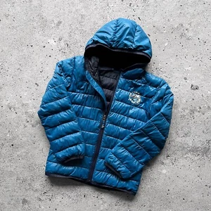 Napapijri Kids Young Blue Full Zip Puffer Jacket Long Sleeve Size - 12, 152 cm - Picture 1 of 9