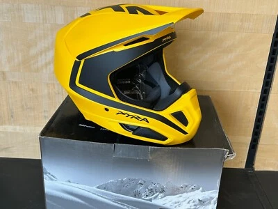 Ski-Doo Pyra Helmet | Yellow | Size Large | 9290410910 - Image 1 of 4