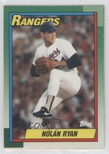 1990 Topps Wax Box Bottom Nolan Ryan #O HOF
