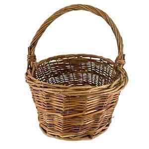 Woven Oblong Wicker Basket