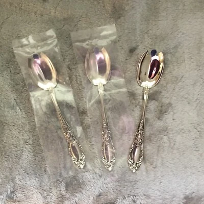 Garfo de sorvete 3 TOWLE KING RICHARD prata esterlina 5 5/8" sobremesa sundae No Mon - Imagem 1 de 3