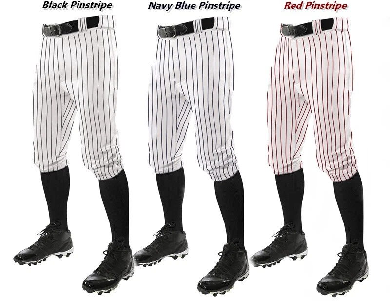 Champro Triple Crown Knicker Youth Pinstripe Baseball Softball Pants, BPPINKY - Image 1 of 1