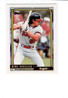 1992 ToppsGold Traded Rene Gonzales - Los Angeles Angels - Image 1 of 2