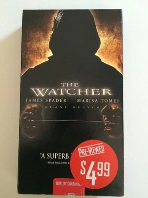 The Watcher VHS James Spader Marisa Tomei Keanu Reeves - Image 1 of 2