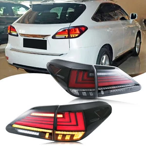 LED Tail Lights for Lexus RX350 RX450 2010-2015 Clear Rear Lamps Pair Assembly - Picture 1 of 5
