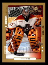 2000-01 Upper Deck MVP Second Stars #82 Trevor Kidd Panthers #50/100