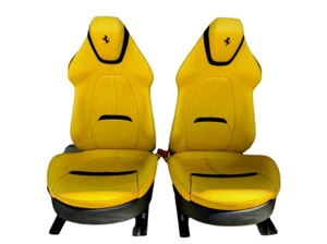 FERRARI PORTOFINO F164 INTERIOR SEATS YELLOW ROMA MINT - Picture 1 of 7