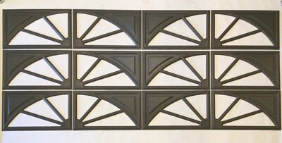 12 Inserto de repuesto Amarr Prairie panel corto puerta de garaje Amarr gris carbón Foto 1 de 3