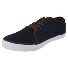 MENS LAMBRETTA LACE UP CASUAL PUMPS TRAINERS CANVAS SHOES SIMBA UK 7 CLEARANCE