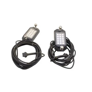 UTV Rear View Side Mirrors w/LED Rock Light fits Polaris RZR PRO XP Can-Am X3/R - Picture 1 of 8