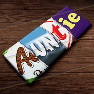 TANTE Schokoriegel Verpackung unhöflich Neuheit Witz Geschenk Weihnachten Wichtel Geburtstag - Bild 1 von 4