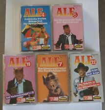 5 x Alf Hörspiel Folge 4/6/7/19/22 Karussell Kassette Tape MC 1987 Neuwertig 