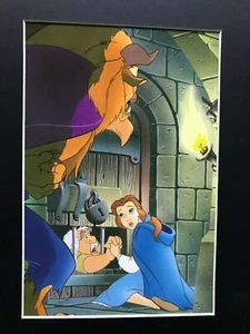 BEAST~BELLE~ MAURICE~BEAUTY & THE BEAST~8 x 10 Mat Print~LOCKED UP IN THE CASTLE - Picture 1 of 1